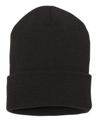 YP Classics 1501KC Cuffed Beanie – 100% Acrylic Hypoallergenic 12