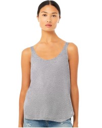 BELLA CANVAS 8802 Women's Flowy Tank with Side Slit – 3.7 oz. 65/35 Poly/Viscose Women's Flowy Tank Top with Conservative Side Slits | Relaxed Drapey Fit