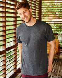 Hanes 42TB Perfect-T Triblend T-Shirt | CiCLO® Polyester | UPF 40+ | Clean Canvas Technology | Modern Fit | 1x1 Ribbed Lay-Flat Collar | OEKO-TEX