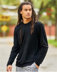Hanes 482L Cool DRI Long-Sleeve Performance T-Shirt – Unisex 4 oz. 100% Polyester UPF 50+ Tee | S–3XL