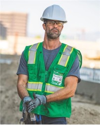 Kishigo B100-111 Unisex EV Series Enhanced Visibility Multi-Pocket Mesh Work Work Vest – Unisex Safety Vest | S/M–4/5XL (dual sizes)