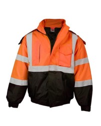 Kishigo JS121-122 Unisex Economy Bomber Jacket| M–5XL | ANSI/ISEA 107-2015/2020 Class 3