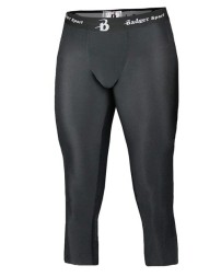 Badger 2611 Youth Compression Calf-Length Tights – 83/17 Polyester/Spandex Moisture-Management Youth Compression Tights | XS–XL