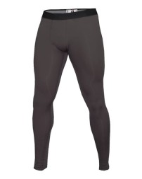 Badger 4610 Men's Compression Full-Length Tights – 83/17 Poly/Spandex Full-Length Compression Tights | S–3XL