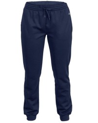 Badger 1476 Women's Performance Fleece Joggers – 7 oz. 100% Polyester Moisture-Management Tapered Women's Performance Jogger | XS–2XL
