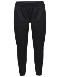 Badger 1576 Women's Trainer Pants – 100% Unbrushed Polyester Moisture-Management Tapered Women's Athletic Pants with 12-Inch Side Zippers | XS–2XL