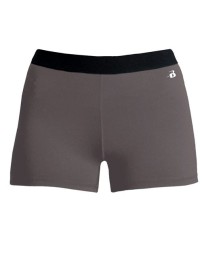 Badger 2629 Girls' Pro-Compression Shorts – Youth 90/10 Poly/Spandex Athletic Shorts | XS–XL