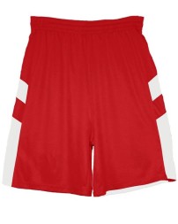 Alleson Athletic 7266 Men's B-Pivot Reversible Shorts – 100% Polyester Moisture-Management Collegiate Cut | S–3XL