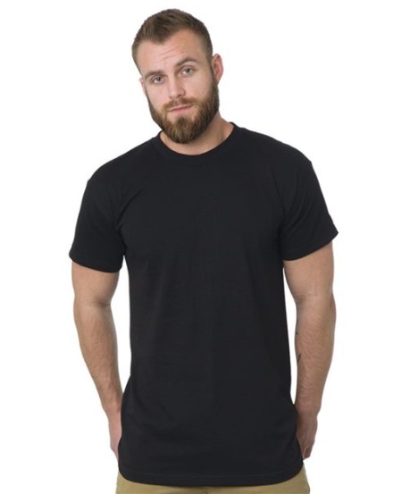 Bayside 5200 Men's Tall USA-Made T-Shirt – 6.1 oz. 100% Cotton Heavyweight Tall T-Shirt | LT–3XLT