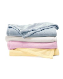 Alpine Fleece 8722 Mink Touch Luxury Baby Blanket – 8.8 oz. 100% Polyester Faux Micro Mink | 30