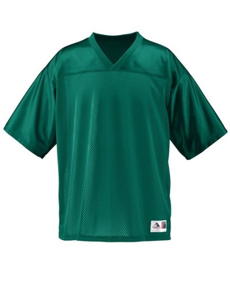 Augusta Sportswear 258 Youth Stadium Replica Football Jersey – 100% Polyester Mesh & Dazzle Fabric | S–L