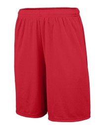 Augusta Sportswear 1429 Youth Training Shorts with Pocket – 100% Polyester Wicking Knit | Youth