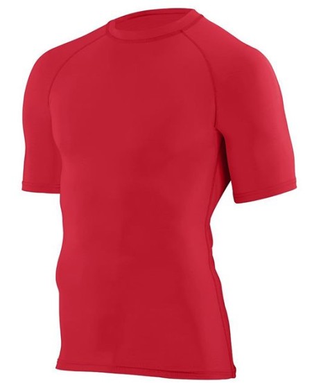 Augusta Sportswear 2600 Men's Hyperform Compression Raglan T-Shirt – 5.3 oz. 84/16 Poly/Spandex 4-Way Stretch | S–3XL