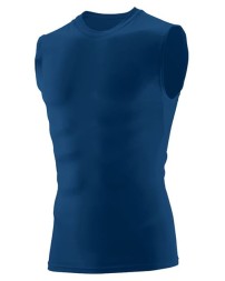 Augusta Sportswear 2602 Unisex Hyperform Sleeveless Compression Shirt – 84/16 Poly/Spandex 4-Way Stretch | S–3XL