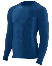 Augusta Sportswear 2604 Unisex Hyperform Compression Long Sleeve Shirt – 5.3 oz. 84/16 Poly/Spandex 4-Way Stretch | S–3XL