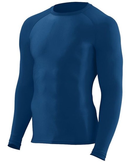 Augusta Sportswear 2604 Unisex Hyperform Compression Long Sleeve Shirt – 5.3 oz. 84/16 Poly/Spandex 4-Way Stretch | S–3XL
