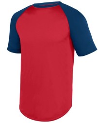Augusta Sportswear 1509 Youth Wicking Short Sleeve Baseball Jersey – 100% Polyester Wicking Knit | Youth Sizes