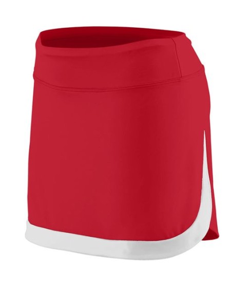 Augusta Sportswear 2410 Women's Action Color Block Skort – 90/10 Poly/Spandex Moisture-Wicking Tennis Softball Skort | S–2XL
