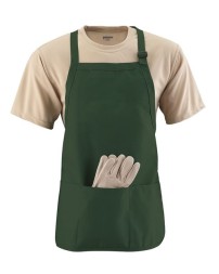 Augusta Sportswear 4250 Medium Length Apron with Pouch – 7 oz. 65/35 Poly/Cotton Twill, 22