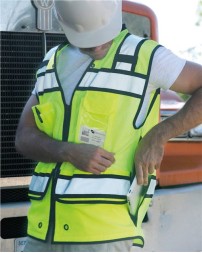 Kishigo S5004-5005 Unisex High-Performance Surveyors Vest – Unisex Surveyors Vest | S–5XL | ANSI/ISEA 107-2015/2020 Type R Class 2