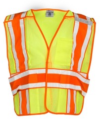 Kishigo 1166B Unisex Four Season Breakaway Work Vest – Unisex safety vest (Breakaway Work) | M/XL–2XL/4XL (dual sizes) | ANSI/ISEA 107-2015/2020 Type R Class 2
