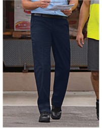 Red Kap PT10 Men's Red-E-Prest Work Pants – 7.5 oz. 65/35 Poly/Cotton Twill, RoKap No-Roll Waistband | 7 Colors