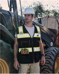 Kishigo B500 Unisex EV Series Enhanced Visibility Professional Utility Vest – Unisex Professional Utility Vest | M–5XL