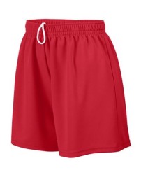 Augusta Sportswear 961 Girls' Wicking Mesh Shorts – 100% Polyester Moisture-Wicking Youth Athletic Short | S–L