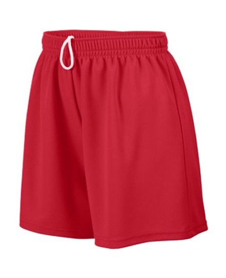 Augusta Sportswear 961 Girls' Wicking Mesh Shorts – 100% Polyester Moisture-Wicking Youth Athletic Short | S–L