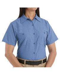 Red Kap SP23 Women's Industrial Work Shirt – 4.25 oz. 65/35 Poly/Cotton, Five-Button Gripper, Short Sleeve | Multiple Colors