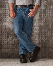 Red Kap PD60ODD Men's Relaxed Fit Jeans – Odd Waist Sizes | 13.8 oz. Heavyweight 100% Cotton Denim Workwear Jeans