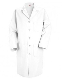 Red Kap KP14T Unisex Tall Button Front Lab Coat – 5 oz. 80/20 Poly/Cotton Poplin | Tall 40–54