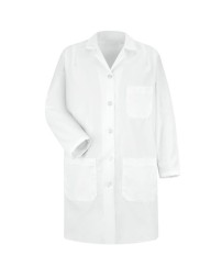 Red Kap 5210 Women's Lab Coat – 5 oz. 80/20 Poly/Cotton Poplin, Princess Seams, Belted Back | S–4XL