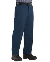 Red Kap PT88EXT Men's Extended Sizes Industrial Cargo Pants – 7.5 oz. 65/35 Twill, 6 Pockets | Extended Waist