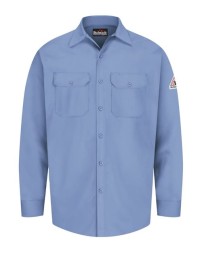Bulwark SEW2 Men's FR Midweight Excel Work Shirt – EXCEL FR 7 oz. 100% Cotton | ATPV 7.7 cal/cm² CAT 1