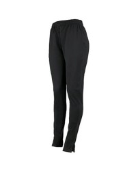 Augusta Sportswear 7733 Women's Tapered Leg Pants – Heavyweight 100% Polyester Matte Brushed Tricot Tapered Ladies Warm-Up Pant | XS–2XL