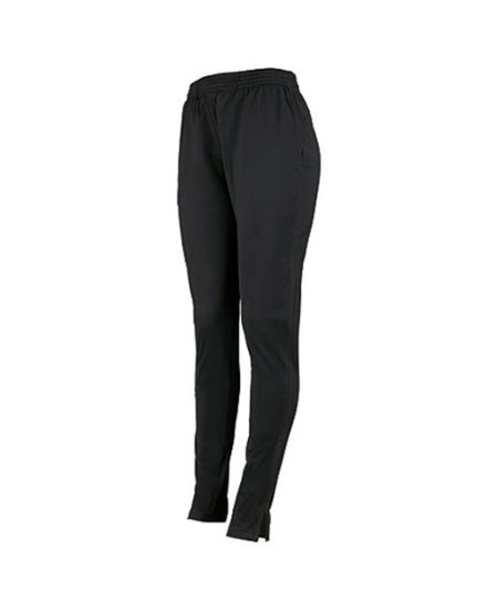 Augusta Sportswear 7733 Women's Tapered Leg Pants – Heavyweight 100% Polyester Matte Brushed Tricot Tapered Ladies Warm-Up Pant | XS–2XL