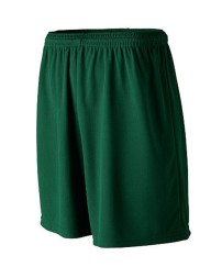 Augusta Sportswear 805 Men's Wicking Mesh Athletic Shorts – 100% Polyester, Full-Cut with 7