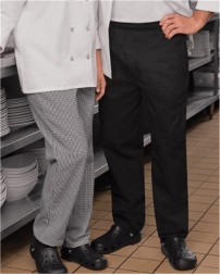 Chef Designs 5360 Baggy Chef Pants - 7.5 oz. 65/35 Poly/Cotton Twill Elastic Waist Baggy Chef Pant | XS-3XL
