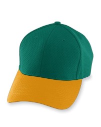 Augusta Sportswear 6236 Youth Athletic Mesh Cap – 100% Polyester Six-Panel Structured Cap | OSFM