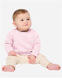 Rabbit Skins 3417 Infant Crewneck Fleece Sweatshirt – 7.5 oz. 60/40 Cotton/Poly Fleece | 6M–18M