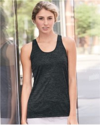 Badger 4161 Women's Tonal Blend Racerback Tank Top – 100% Polyester Tonal Colorway Women's Athletic Tank | XS–2XL