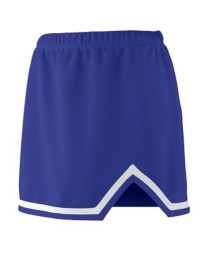 Augusta Sportswear 9125 Women's Energy Cheer Skirt – 100% Polyester Double Knit A-Line with V-Notch | S–2XL