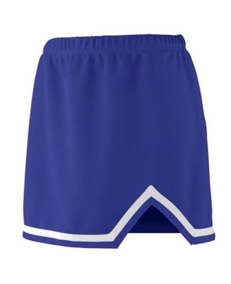 Augusta Sportswear 9125 Women's Energy Cheer Skirt – 100% Polyester Double Knit A-Line with V-Notch | S–2XL