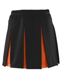 Augusta Sportswear 9116 Girls' Liberty Cheer Skirt – 100% Polyester Double Knit Box Pleat Youth Skirt
