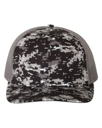 Richardson 112P Printed Trucker Cap - 47/53 Cotton/Polyester Twill, Camo & Print Patterns | OSFM Snapback