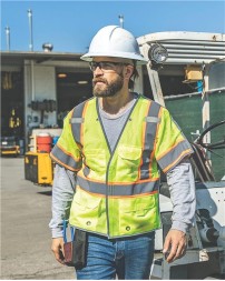 Kishigo 1552B Unisex Premium Brilliant Series Breakaway Class 3 Vest – Unisex Safety Vest (Breakaway) | M–5XL | ANSI/ISEA 107-2015/2020 Type R Class 3