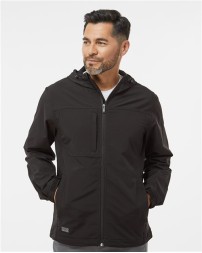 DRI DUCK 5310 Men’s Apex Soft Shell Hooded Jacket – 5.8 oz. 100% Polyester All-Season Soft Shell | DWR | Four-Way Stretch | Media Port