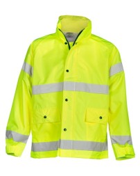 Kishigo 9665J Unisex Storm Stopper Rainwear Jacket – Unisex Rainwear Jacket | S/M–4/5XL (dual sizes) | ANSI/ISEA 107-2015/2020 Type R Class 3