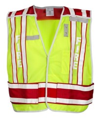 Kishigo 4003BV Unisex Fire Vest – Unisex Public Safety Vest (Fire) | M/XL–2XL/4XL (dual sizes) | ANSI/ISEA 107-2015/2020 Type R | Class 2 (400 PSV Pro Series — fire)